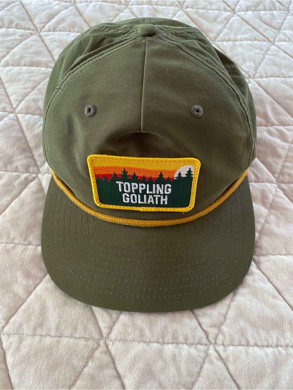 Toppling Goliath Iowa Grandpa Pinch Gold Cord Hat
